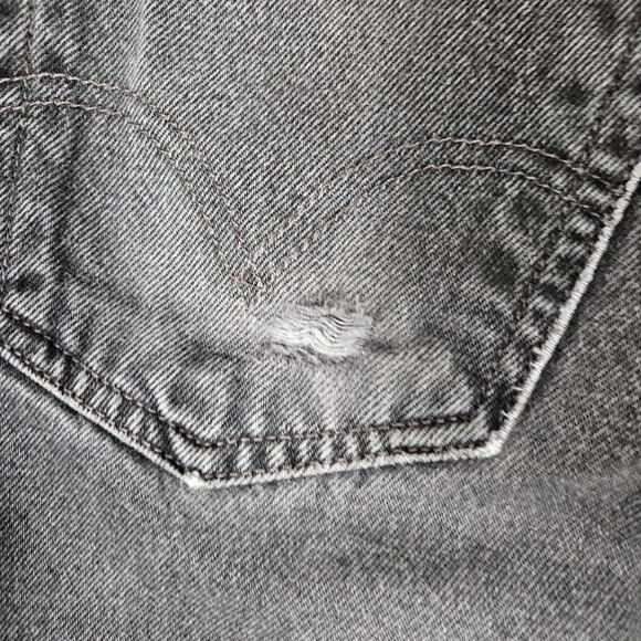 Vtg Levis 505 Jeans Men’s 34x32 (Tag 36X32) Black Straight Regular Fit Y2K - Picture 13 of 15